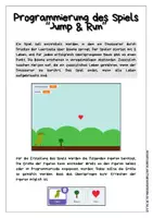 Vorschau - Arbeitsblätter - Scratch - Jump & Run - Fortgeschritten (Programmieren) - Seite 1