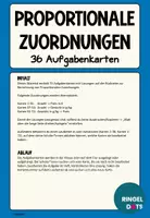 Vorschau - Stationenlernen - Proportionale Zuordnungen 72 Aufgabenkarten - Seite 1