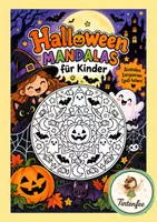 Vorschau - Mal- und Bastelvorlagen - Halloween Mandalas für Kinder - Deckblatt