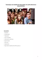 Vorschau - Text - Textanalyse/Textbeschreibung Gedicht „Ich habe gehört, ihr wollt nichts lernen“ (Bertolt Brecht) - Seite 1