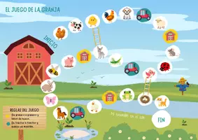 Vista previa - Juegos / Gamificación - Juego de la granja - Oca y lámina - página 1