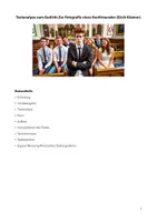 Vorschau - Text - Textanalyse/Textbeschreibung Gedicht „Zur Fotografie eines Konfirmanden“ (Erich Kästner) - Seite 1