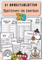 Vorschau - Arbeitsblätter - Herbst Mathe Klasse 3 | Zahlenraum 100 - Deckblatt