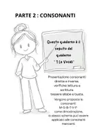 anteprima - Esercizi - QUADERNI ITALIANO CL 1: LE CONSONANTI - Pagina di copertina