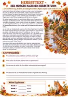 Vorschau - Arbeitsblätter - Lesetraining/ Leseförderung Klasse 6/7 Herbst - Seite 3