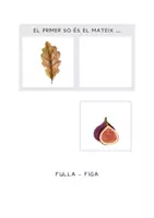 Vista previa - Tarjetas / Manipulativos - CONSCIÈNCIA FONOLÒGICA: PARELLES DE SO INICIAL (TARDOR) - página 1