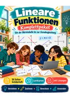 Vorschau - Arbeitsblätter - Lineare Funktionen | Klasse 9 Komplettpaket - Seite 1