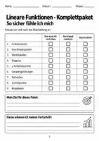 Vorschau - Arbeitsblätter - Lineare Funktionen | Klasse 9 Komplettpaket - Seite 3