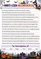 Vorschau - Arbeitsblätter - Lesetraining/ Leseförderung Klasse 6/7 Halloween - Seite 2