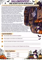 Vorschau - Arbeitsblätter - Lesetraining/ Leseförderung Klasse 6/7 Halloween - Seite 3