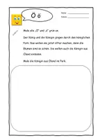 Vorschau - Arbeitsblätter - Klaro DaZ-& Förder Alphabetheft Buchstabenkombination ö - Deckblatt