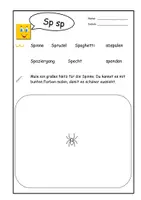 Vorschau - Arbeitsblätter - Klaro DaZ-& Förder Alphabetheft Buchstabenkombinaton sp - Seite 2