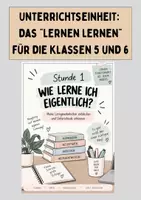 Vorschau - Stundenentwürfe - Materialpaket: ganze Unterrichtseinheit Lernen lernen für die Klassen 5 und 6 I Unterrichtsmaterial (allg.) - Seite 1