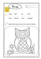 Vorschau - Arbeitsblätter - Klaro - DAZ kleines Materialpäckchen zum Alphabet au, eu, äu - Deckblatt