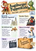 Vorschau - Arbeitsblätter - Lernplakat + Arbeitsblätter zum Thema "Augsburger Puppenkiste" + Lösung & MP3 + Mindmap + Infografik - Deckblatt