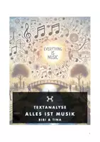Vorschau - Text - Textanalyse/Textbeschreibung Songtext "Alles ist Musik" (Bibi & Tina - Tohuwabohu total) - Seite 1