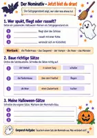 Vorschau - Unterrichtsreihen - Arbeitsblätter - Die vier Fälle des Nomens - Halloween - Seite 3