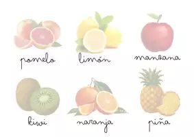 Vista previa - Refuerzo / NEE / Materiales de apoyo - Conocemos las frutas - material TEACCH - página 2