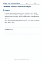zapowiedź - Jesienne zbiory – owoce i warzywa (klasa 4) - strona 2
