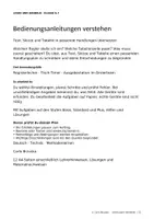 Vorschau - Arbeitsblätter - Bedienungsanleitungen verstehen - Seite 1