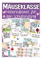 Vorschau - Arbeitsblätter - Materialpaket Schulanfang Mäuseklasse , Maus - Deckblatt