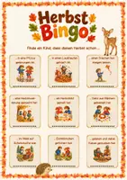 Vorschau - Spiele - Herbst Bingo - Seite 1
