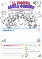 anteprima - Esercizi - Giornata della Pace – Attività creative per riflettere e parlare di pace 🕊️ - Pagina 3