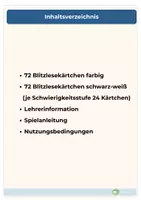 Vorschau - Stationenlernen - Blitzlesen Lesetempo 3 Differenzierungsstufen klasse 2-4 - Seite 2