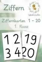 Vorschau - Stationenlernen - Ziffernkarten 1 bis 20 mit Operationszeichen VERÄNDERBAR - Deckblatt