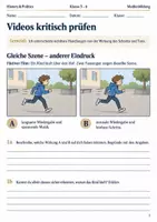 Vorschau - Arbeitsblätter - Videos kritisch prüfen Arbeitsheft Klasse 5–6 - Deckblatt