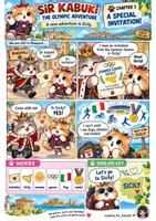anteprima - Esercizi - Storytelling Sir Kabuki " The Olympic adventure" - Pagina 1