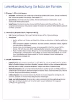 Vorschau - Unterrichtsreihen - Die Rolle der Parteien - Einfach Demokratie (Teil 7) – Arbeitsblätter in Leichter Sprache für Förderschule Sekundarstufe (Klasse 7–9) - Seite 1