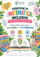 anteprima - Esercizi - Verifiche matematica inclusive quinta - Pagina di copertina