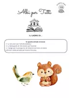 anteprima - Materiale di supporto/inclusione - Albi per tutti - Badge: Il ladro di... - Pagina di copertina