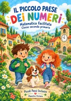 anteprima - Esercizi - Il Piccolo Paese dei Numeri- Matematica facilitata-Classe 2 - Pagina di copertina