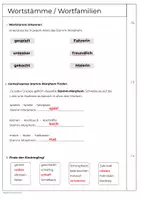Vorschau - Arbeitsblätter - Wortstamm und Wortfamilien – Klassenarbeit / Lernzielkontrolle Deutsch Klasse 3–5 - Seite 2