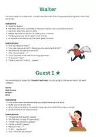 Vorschau - Arbeitsblätter - would like: Im Restaurant bestellen | Englisch Rollenspiel Lernjahr 1/2, differenziert - Seite 3