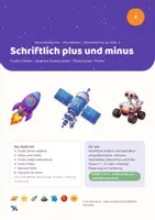 Vorschau - Stundenentwürfe - Rechenwelten · Weltraum — Einheit 2: Schriftlich plus und minus (Mathe Klasse 4) - Seite 1