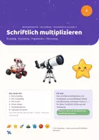 Vorschau - Stundenentwürfe - Schriftlich multiplizieren – Mathe Klasse 4 - Seite 1