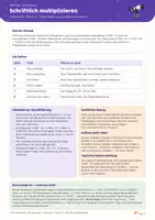 Vorschau - Stundenentwürfe - Schriftlich multiplizieren – Mathe Klasse 4 - Seite 2