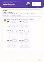 Vorschau - Stundenentwürfe - Rechenwelten · Weltraum — Einheit 4: Schriftlich dividieren (Mathe Klasse 4) - Seite 3