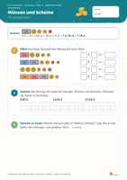Vorschau - Stundenentwürfe - Rechenwelten · Pirateninsel — Einheit 1: Geld: Euro und Cent (Mathe Klasse 3 und 4) - Seite 3