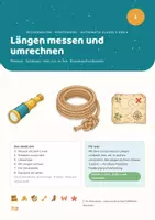 Vorschau - Stundenentwürfe - Rechenwelten · Pirateninsel — Einheit 2: Längen messen und umrechnen (Mathe Klasse 3 und 4) - Seite 1