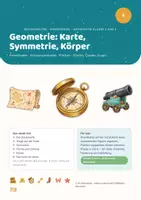 Vorschau - Stundenentwürfe - Rechenwelten · Pirateninsel — Einheit 5: Geometrie: Karte, Symmetrie, Körper (Mathe Klasse 3 und 4) - Seite 1