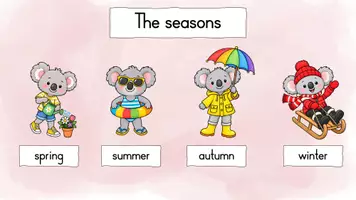 Vorschau - Arbeitsblätter - Seasons – Englisch Klasse 3 | Präsentation & Arbeitsblätter - Seite 3