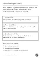 Vorschau - Fördermaterial/Inklusion - Reizwortgeschichten Herbst – mit drei Reizwörtern - Seite 2