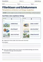 Vorschau - Arbeitsblätter - Filterblasen Arbeitsheft Klasse 5–6 - Deckblatt