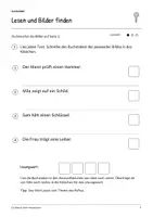 Vorschau - Arbeitsblätter - Ein Besuch beim Hausmeister: Deutsch Lesen, Schreiben, Leseheft, Schreibheft und Arbeitsblätter mit Lösungen - Seite 3