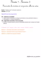 Aperçu - Préparation de séquence / Séquence complète - EMC CE1-CE2 : Reconnaitre les émotions et comprendre celle des autres. - Page de couverture