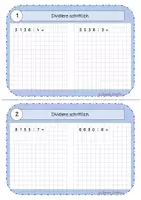 Vorschau - Stationenlernen - Stationentraining-Schriftliche Division - Seite 1